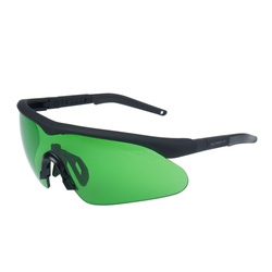 Swiss Eye - Schiessbrille Raptor Pro - Laser Lens 694/830-860/1064 - Schwarz - Grünes Visier - 40481