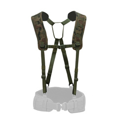 Templars Gear - X-Harness 4-Punkt Taktische Hosenträger - MOLLE - Wz. 93 / PL Woodland - TG-X-HAR-WZ93