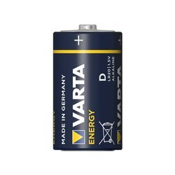 VARTA - Alkalibatterie Energie - D / LR20 - 1,5V