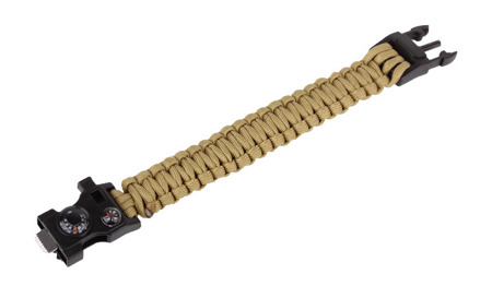 101 Inc. - Paracord Überleben Armband - 9" - Coyote