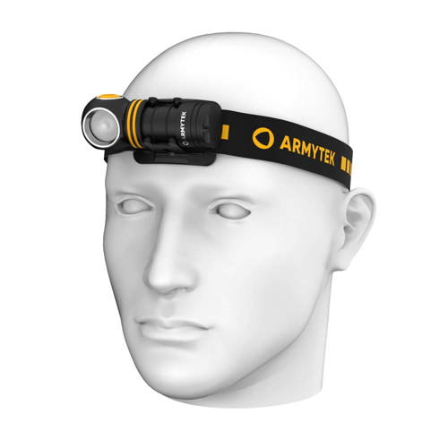 Armytek - Wiederaufladbare LED-Taschenlampe / Stirnlampe Elf C1 - Warmes Licht - 930 lm - F05003W