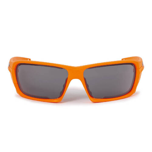 ESS - Rollbar Sicherheitsbrille - Safety Orange - Klar / Getönt Smoke Gray - EE9018-17