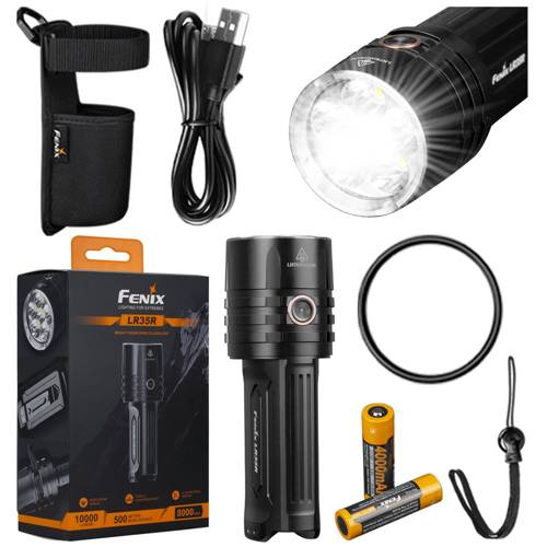 Fenix - Wiederaufladbare LED-Taschenlampe LR35R - 10000 lm