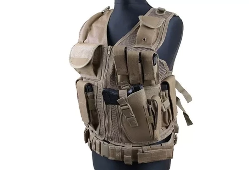 GFC Tactical - Taktische Weste KAM-39 - Braun - GFT-18-001855