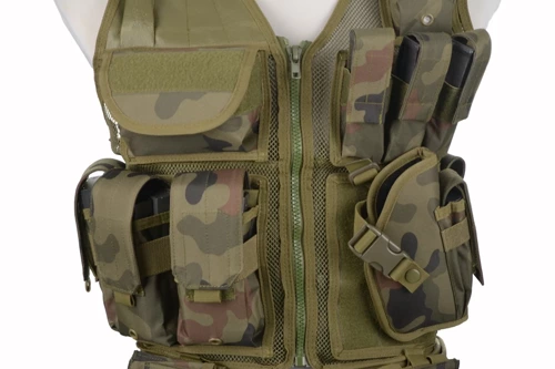 GFC Tactical - Taktische Weste KAM-39 - Polnisch Woodland - GFT-18-011415