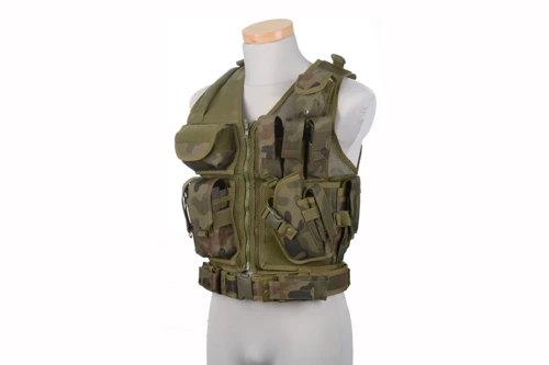 GFC Tactical - Taktische Weste KAM-39 - Polnisch Woodland - GFT-18-011415