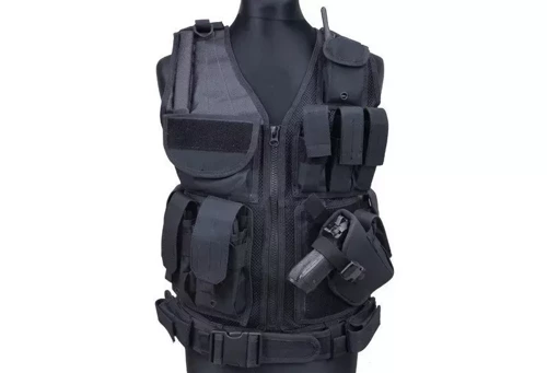 GFC Tactical - Taktische Weste KAM-39 - Schwarz - GFT-18-001853