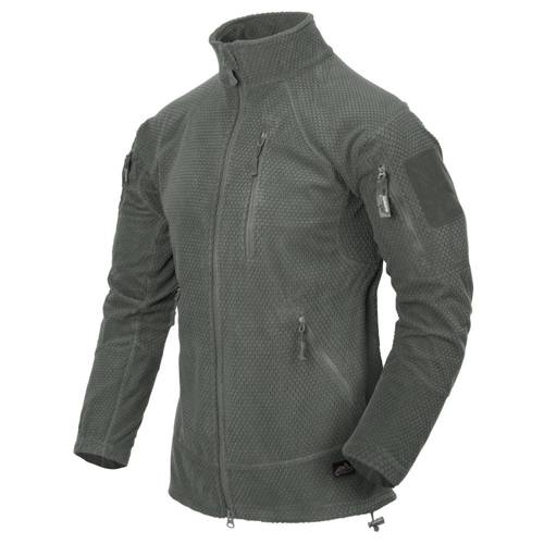 Helikon - Alpha Tactical Grid Fleece Jacke - Laubgrün - BL-ALT-F