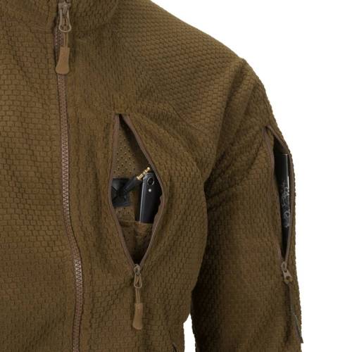 Helikon - Alpha Tactical Grid Fleece Jacke - Olive Green - BL-ALT-FG-02