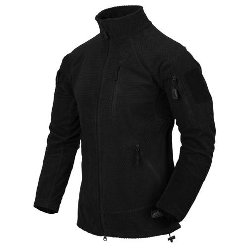 Helikon - Alpha Tactical Grid Fleece Jacke - Schwarz - BL-ALT-FG-01