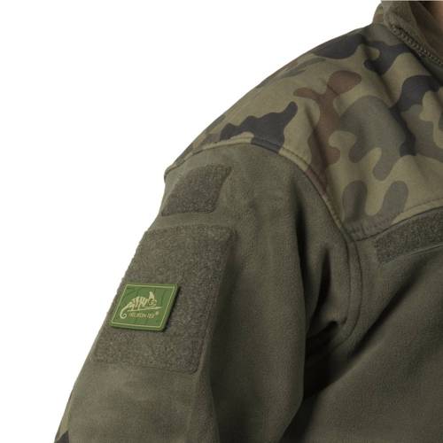 Helikon - Infantry Fleece Jacket - Black / PL Woodland - BL-