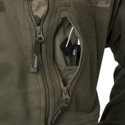 Helikon - Infantry Fleece Jacket - Black / PL Woodland - BL-