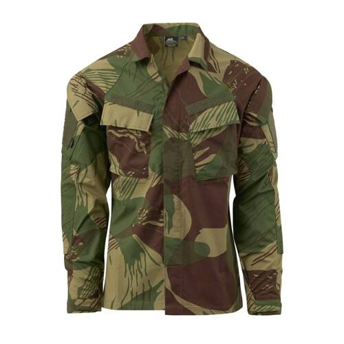 Helikon - Militär-Sweatshirt Raid - Ripstop - 8 Taschen - Rhodesian Camo - BL-RAD-SP-1K