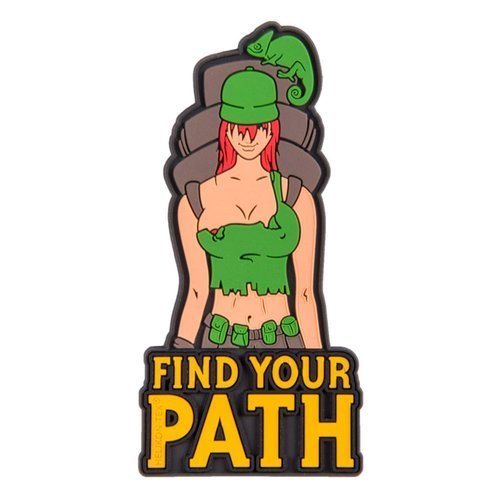 Helikon - PVC Morale Patch - Find Your Path - OD-FYP-RB-02