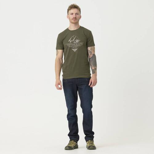 Helikon - T-shirt Outback Life - Taiga Grün - TS-OBL-CO-09