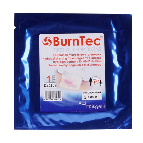 KIKGEL - Hydrogel-Verband BurnTec - 12 x 12 cm - NN-MKI-K12A-001