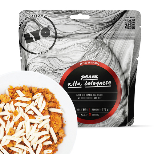 LyoFood - Gefriergetrocknete Ration Lyo Expedition - Penne Pasta a'la Bolognese - 370 g