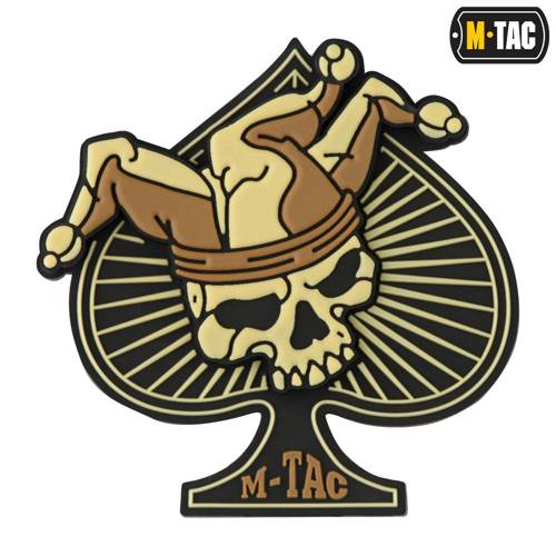 M-Tac – Ace of Spades-Patch – PVC 3D – Coyote – 51108205