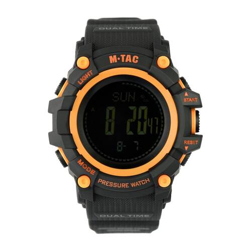 M-Tac - Adventure Taktische Uhr - Schwarz / Orange - 50005035