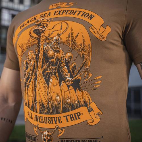 M-Tac - Black Sea Expedition T-Shirt für Männer - Coyote Brown - 80025017