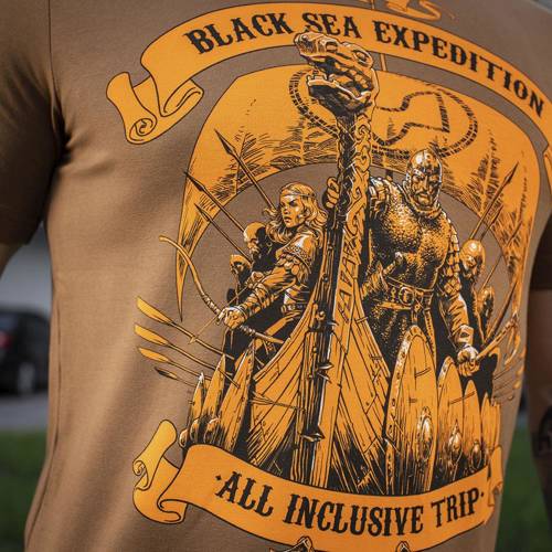 M-Tac - Black Sea Expedition T-Shirt für Männer - Coyote Brown - 80025017