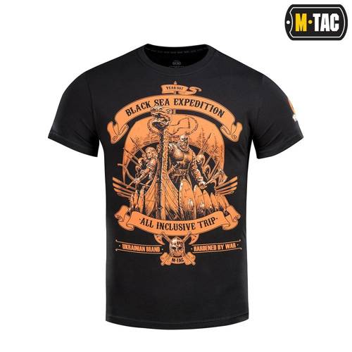 M-Tac - Black Sea Expedition T-Shirt für Männer - Schwarz - 80025002