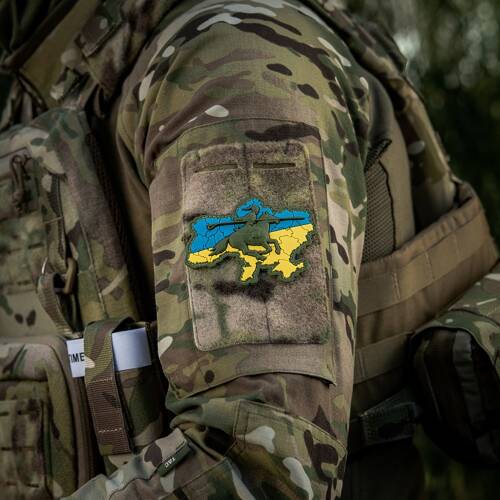 M-Tac – Cossack Ukraine Patch – PVC 3D – Horse Charge – Gelb/Blau – 51349000