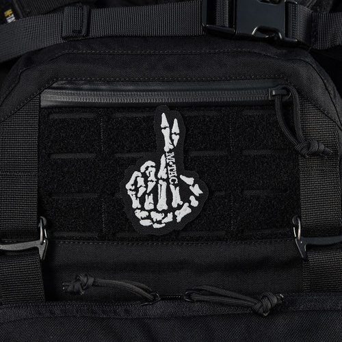 M-Tac – Crossed Fingers Patch – Stickerei – Schwarz – 51431002