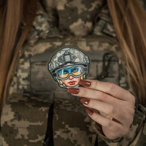 M-Tac – Emoji-Patch Nr. 45 Weiblich UA – PVC 3D – Camo – 51353545