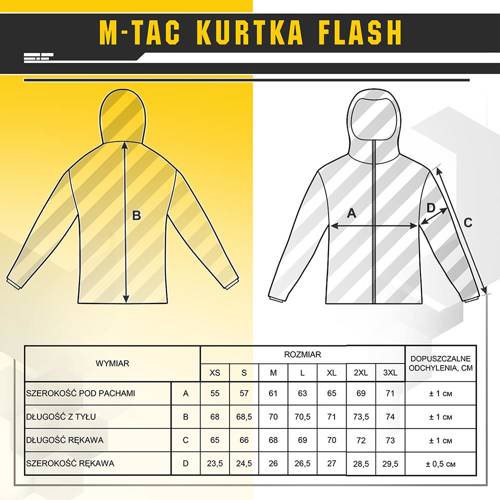 M-Tac - Flash Jacke - Schwarz - 20479002