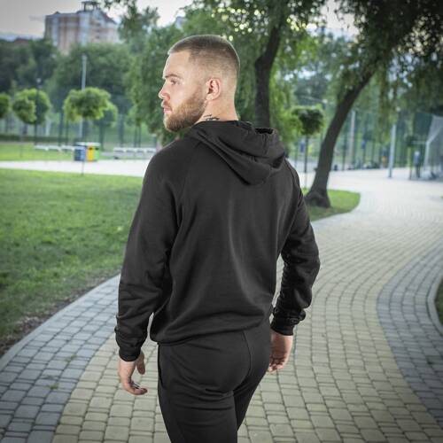 M-Tac - Hoodie Baumwolle Raglan - Schwarz - 20483002