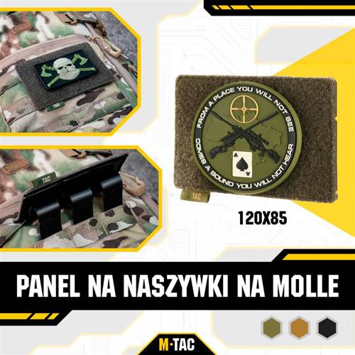 M-Tac - MOLLE-Steckfeld - 120 x 85 mm - Olive - 10121001