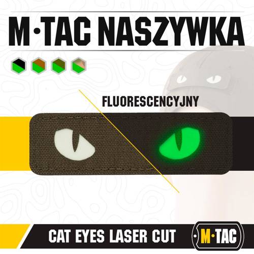 M-Tac - Moral Patch - Katzenaugen - Laserschnitt - Ranger Green - 51009239