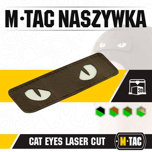 M-Tac - Moral Patch - Katzenaugen - Laserschnitt - Ranger Green - 51009239