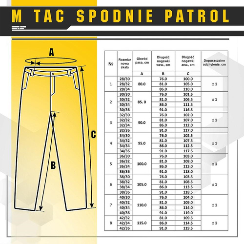 M-Tac – Patrol Gen II Flex Taktische Hose – Dunkelmarineblau – 20066015