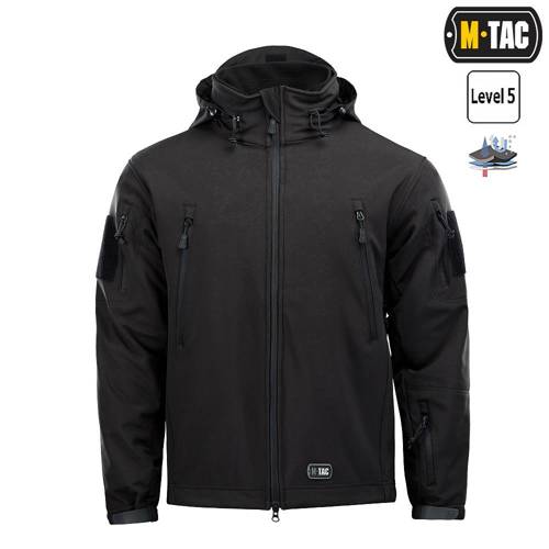 M-Tac - Softshell mit Futter - Schwarz - MTC-SJWL-BK