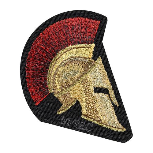 M-Tac – Spartan Helm-Patch – Stickerei – 500D Cordura – Gold/Rot – 51333000