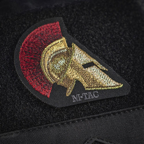 M-Tac – Spartan Helm-Patch – Stickerei – 500D Cordura – Gold/Rot – 51333000