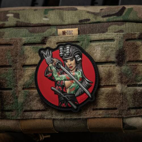 M-Tac – Tactical Girl №3 Yakuza Patch – PVC – hellgrüne Tattoos – Vollfarbe – 51116405