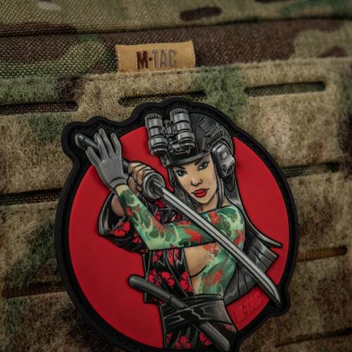 M-Tac – Tactical Girl №3 Yakuza Patch – PVC – hellgrüne Tattoos – Vollfarbe – 51116405