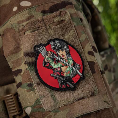 M-Tac – Tactical Girl №3 Yakuza Patch – PVC – hellgrüne Tattoos – Vollfarbe – 51116405