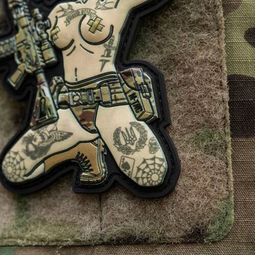 M-Tac – Tactical Girl Patch Nr. 1 Tryzub – PVC – Vollfarbe – 51116105