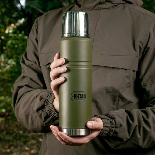 M-Tac - Thermoskanne - 1000 ml - Olive - UN-B04-1000A