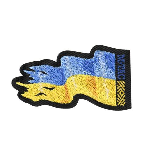 M-Tac – Ukraine-Flaggen-Patch – Stickerei – Cordura 500D – rechts – Schwarz – 51298102