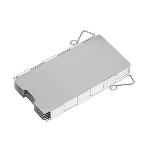 MFH - Aluminium-Windschutz für Campingkocher - 65,5 x 13,5 cm - 33686