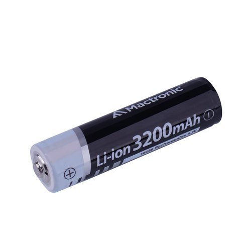 Mactronic - 18650 Wiederaufladbarer Akku - 3200 mAh - 3,7 V - B-M18650/3200