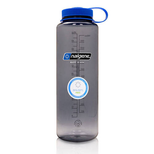 Nalgene – 48oz Silo Sustain Weithalsflasche – 63 mm Öffnung – 1,5 l – Grau – 2020-0148