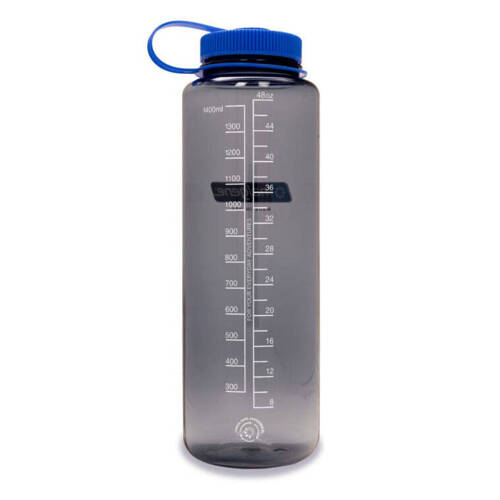 Nalgene – 48oz Silo Sustain Weithalsflasche – 63 mm Öffnung – 1,5 l – Grau – 2020-0148