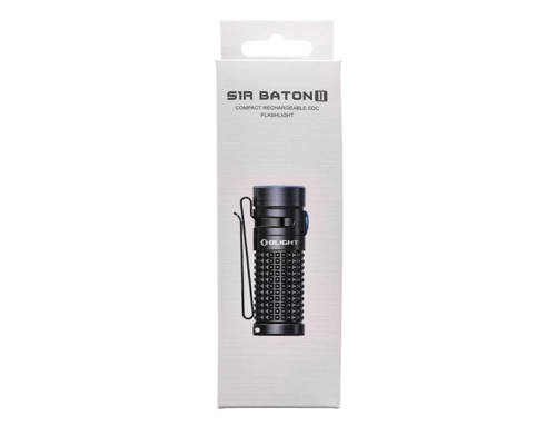 Olight - Nachfüllbare Taschenlampe S1R Baton II - 1000 Lumen