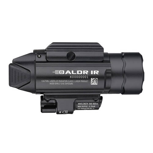 Olight - Waffenlicht mit Laservisier BALDR IR - 1350 Lumen - Schwarz